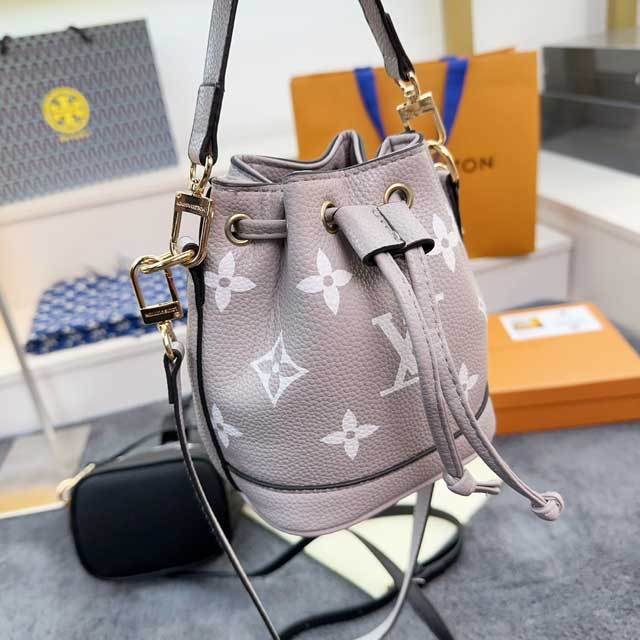 Leather Printed Fashion Crossbody Bucket Bag