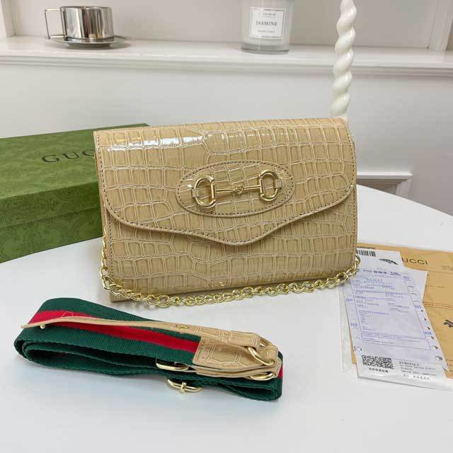 Stone Pattern Leather Messenger Bag