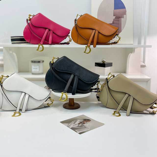 Leather Fashion Crossbody Saddle Bag