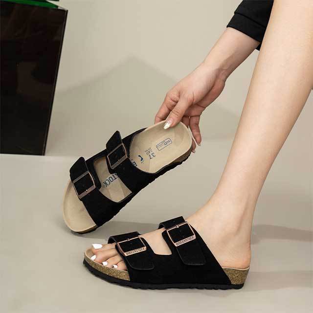 Beachwear Hollow Out Flat Slippers