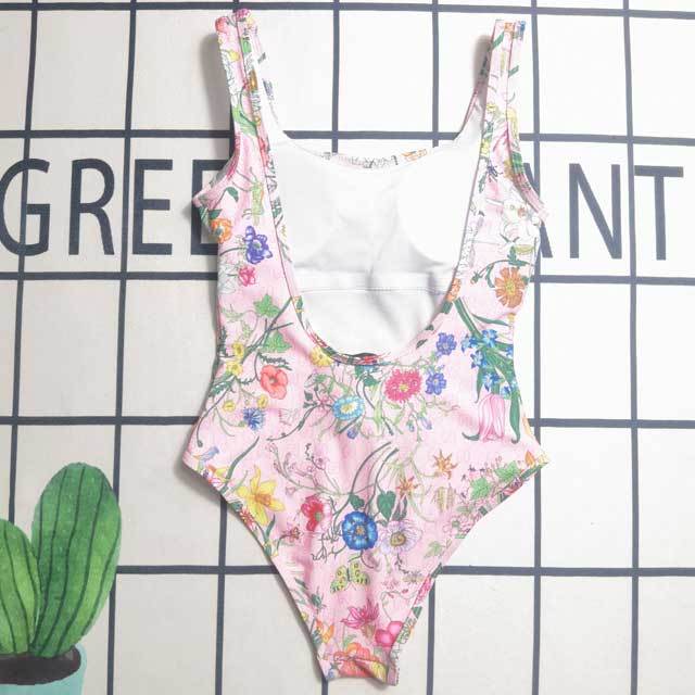 Printed Backless Sexy One Piece