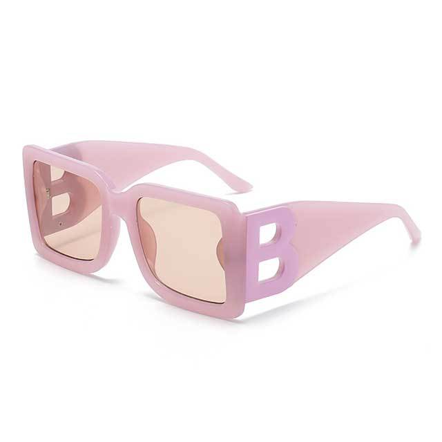 Vintage Style Large B Frame Sunglasses