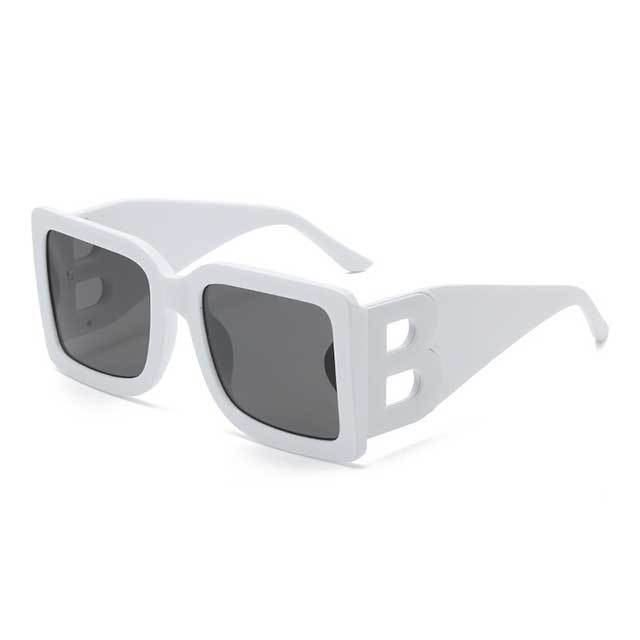 Vintage Style Large B Frame Sunglasses