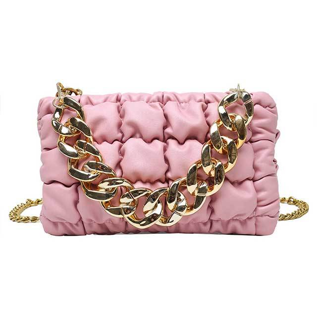 Thick Chain Portable Small Square Bag