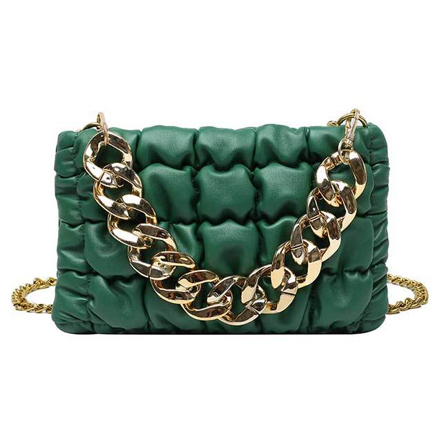 Thick Chain Portable Small Square Bag