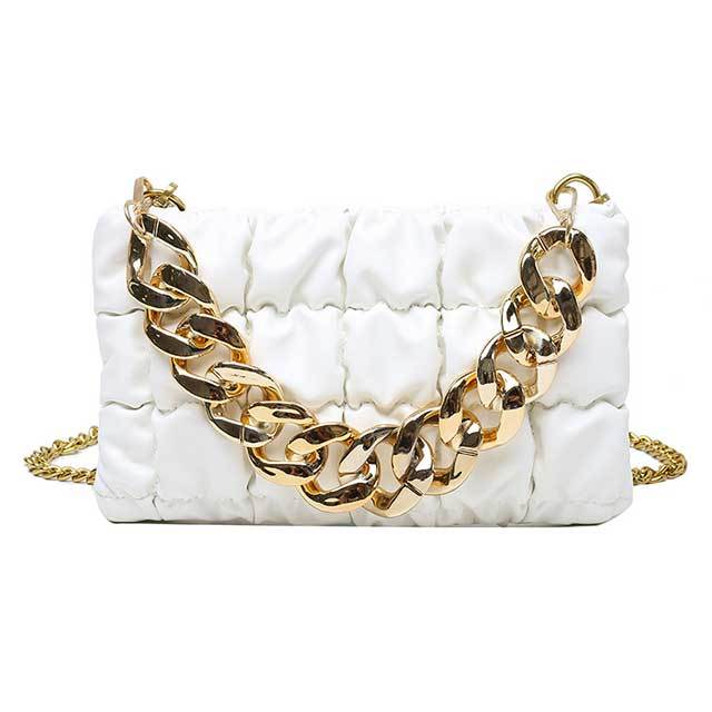 Thick Chain Portable Small Square Bag