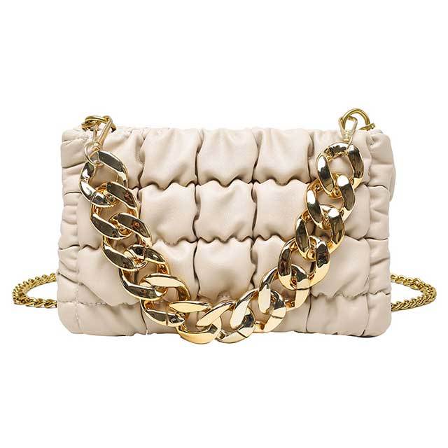 Thick Chain Portable Small Square Bag