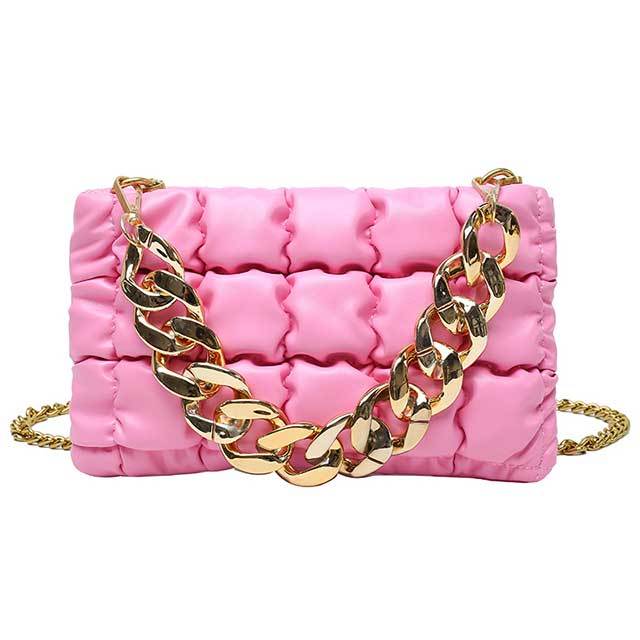 Thick Chain Portable Small Square Bag