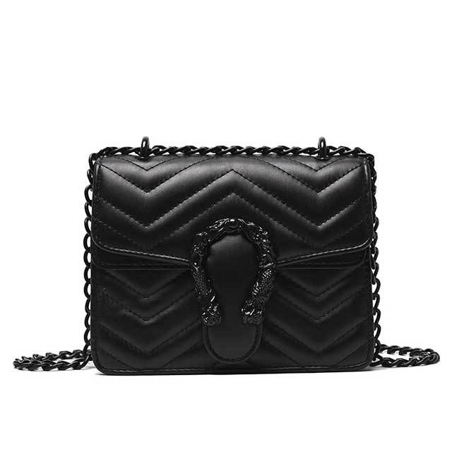 Classic Style Candy Color Chains Shoulder Bag