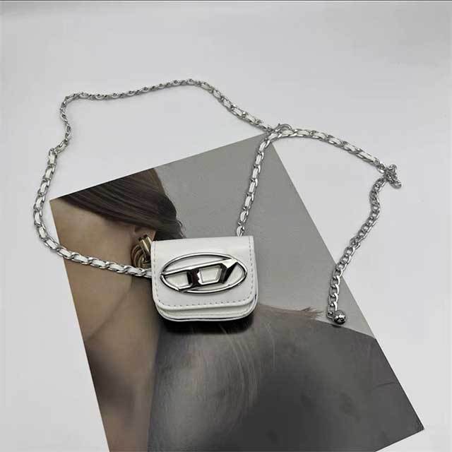 Metal Waist Chain Women Mini Belt Bag