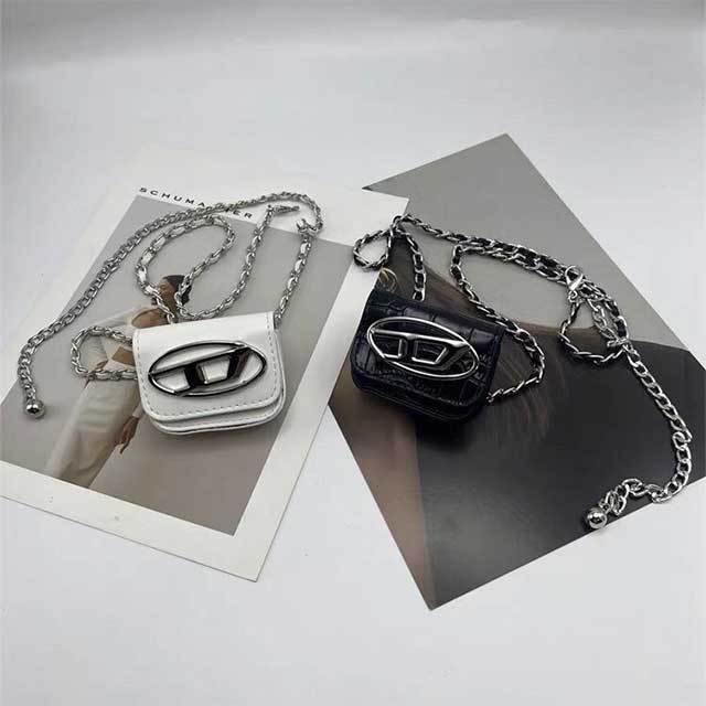 Metal Waist Chain Women Mini Belt Bag