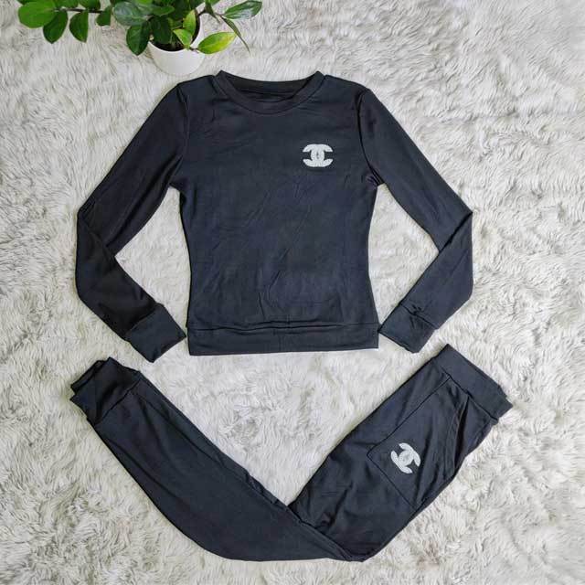 Rhinestones Casual Jogging Suit