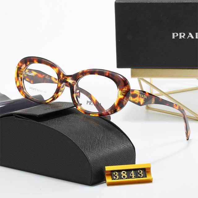 Retro Style Oval Clear Sunglasses