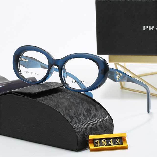 Retro Style Oval Clear Sunglasses