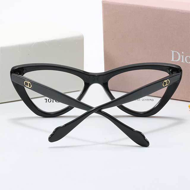 Simple Design Cat Eye Frame Clear Sunglasses