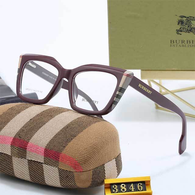 Plaid Printed Square Frame Sunglasses