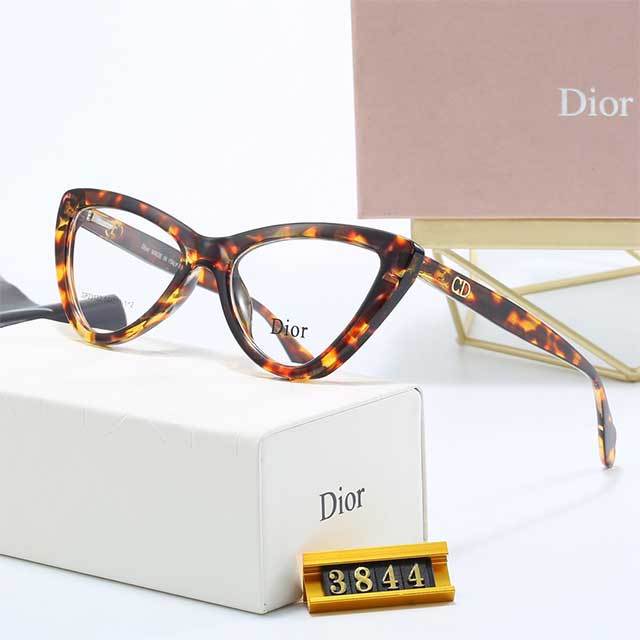 Simple Design Cat Eye Frame Clear Sunglasses