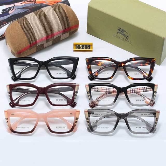 Plaid Printed Square Frame Sunglasses