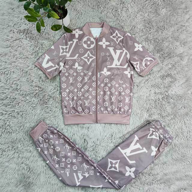 Printed Jacket Top Casual Jogging Suit