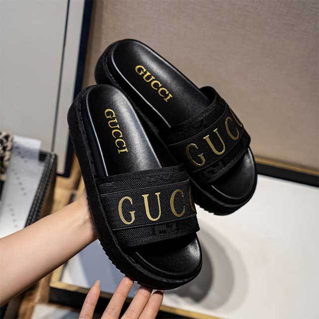 Open Toes Platform Slides Shoes