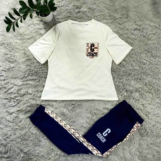 Plus Size Printed Casual Pants Suit