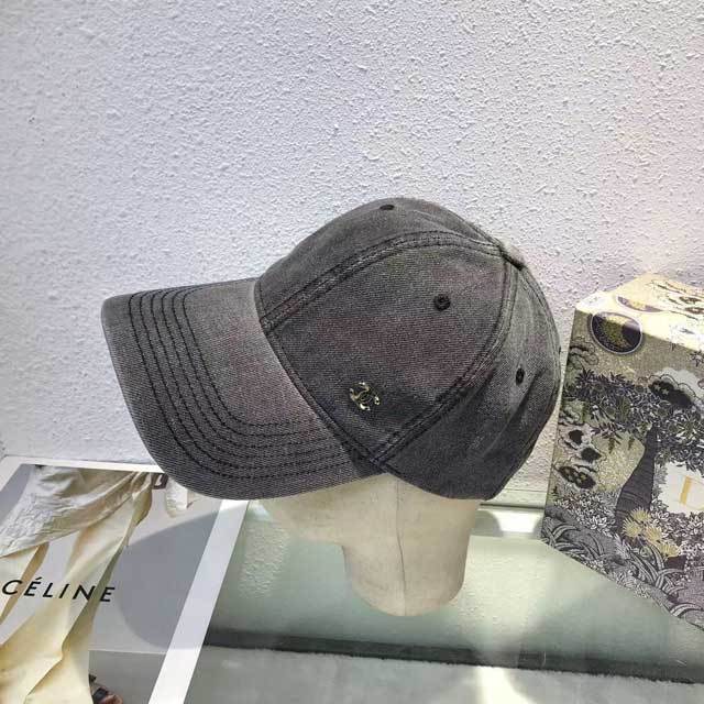Metal Logo Washed Baseball Cap