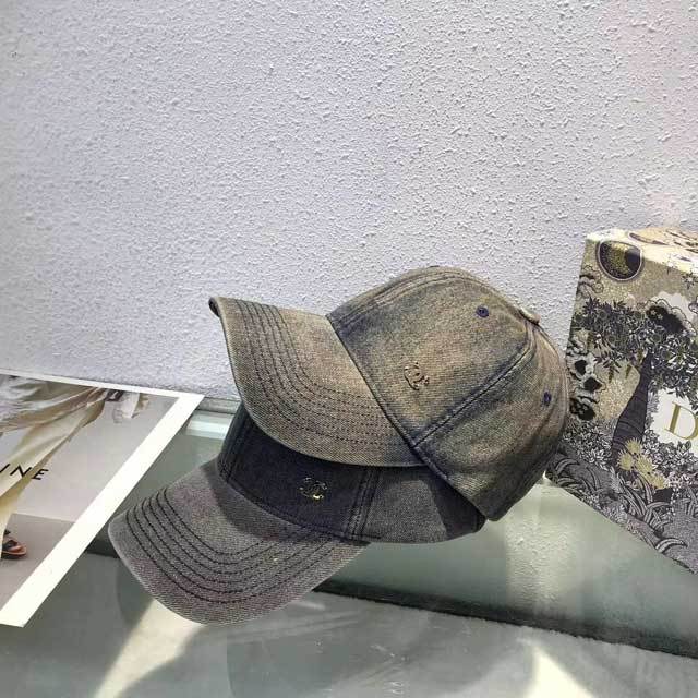 Metal Logo Washed Baseball Cap
