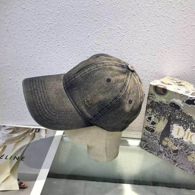 Metal Logo Washed Baseball Cap