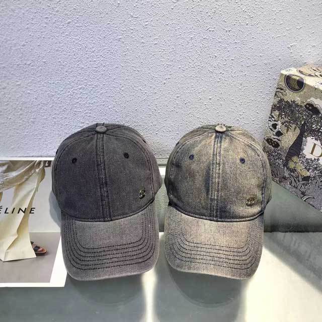 Metal Logo Washed Baseball Cap