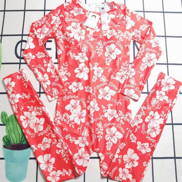 Floral Print Long Sleeve Jumpsuit