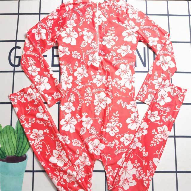 Floral Print Long Sleeve Jumpsuit