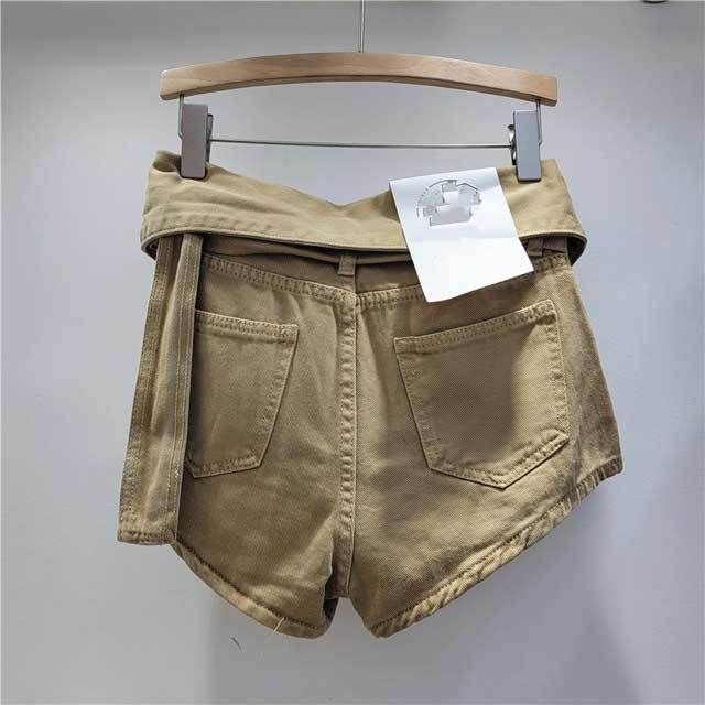 Vintage Ripped Denim Shorts