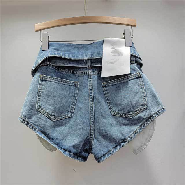Vintage Ripped Denim Shorts