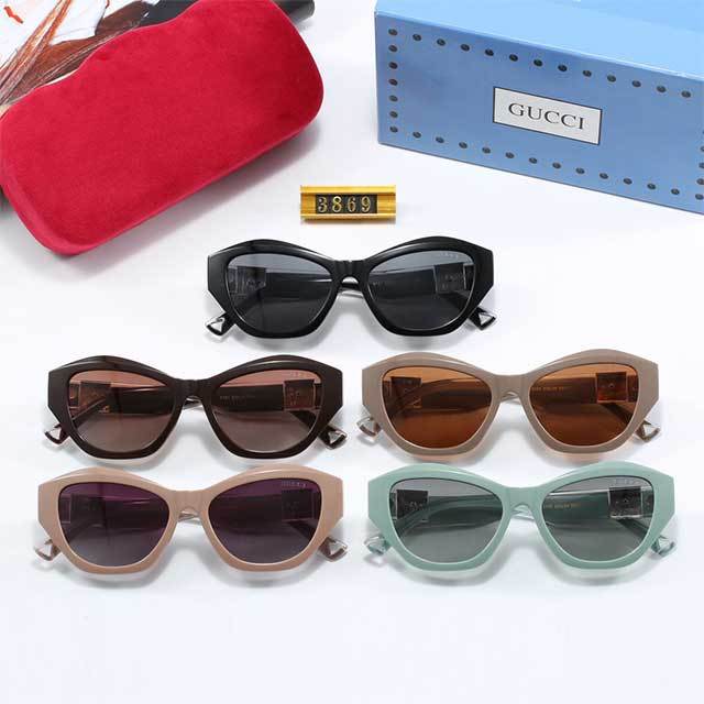 Cat Eye Frame Luxury Sunglasses