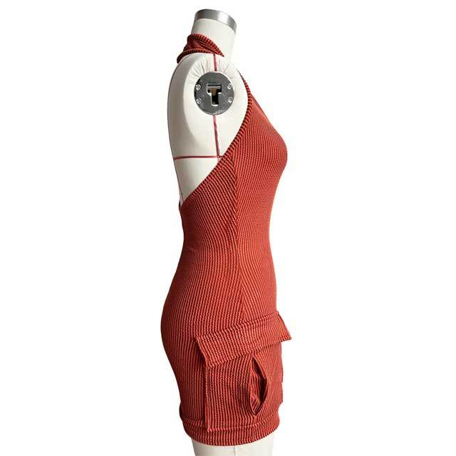 Halter Cargo Romper