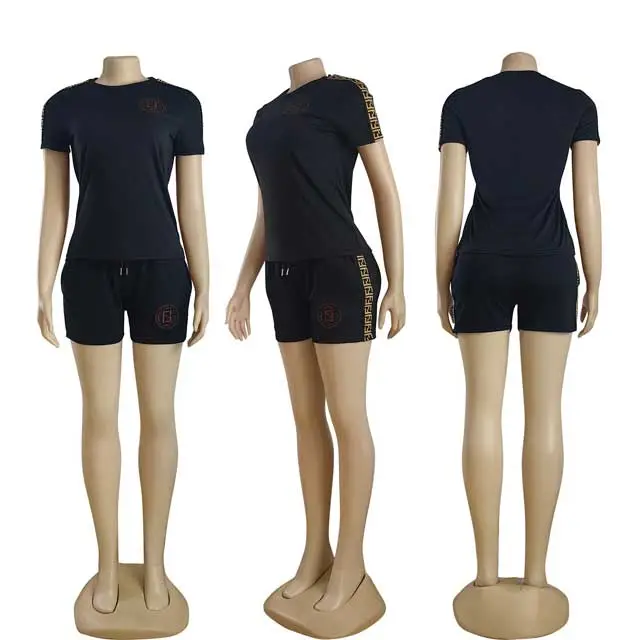 Embroidery Casual Two Piece Set
