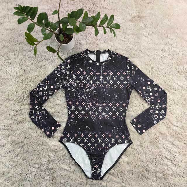 Fashion Print Long Sleeve One Piece
