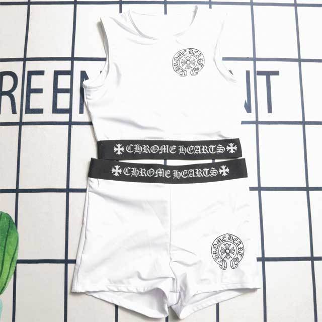 Letter Print Female Bathing Suit