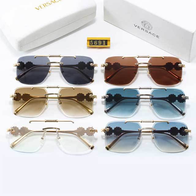 One Piece Metal Luxury Rimless Glasses