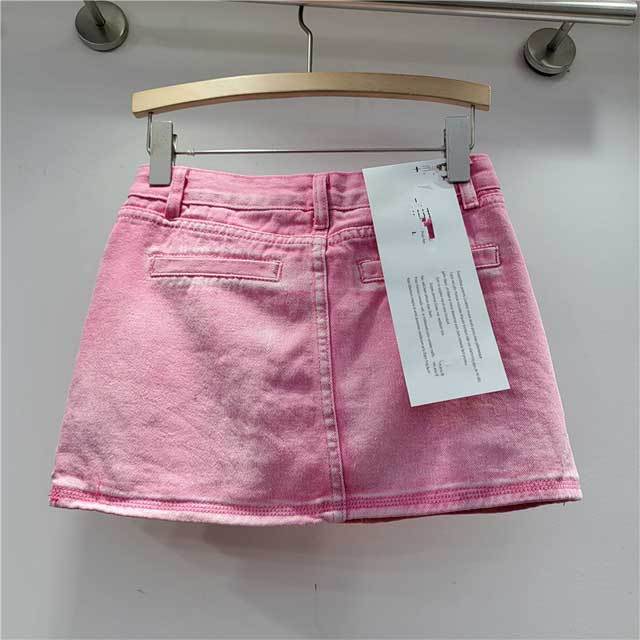 High Waist Vintage Cargo Skirt