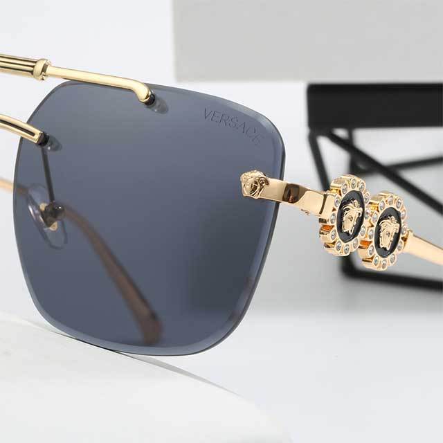 One Piece Metal Luxury Rimless Glasses