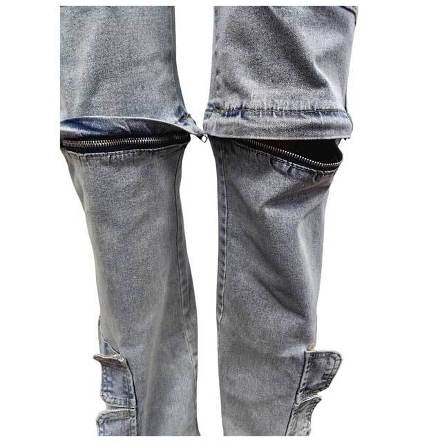 Chic Removable Cargo Jeans