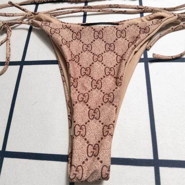 Fashion Print Strappy Bikini Set