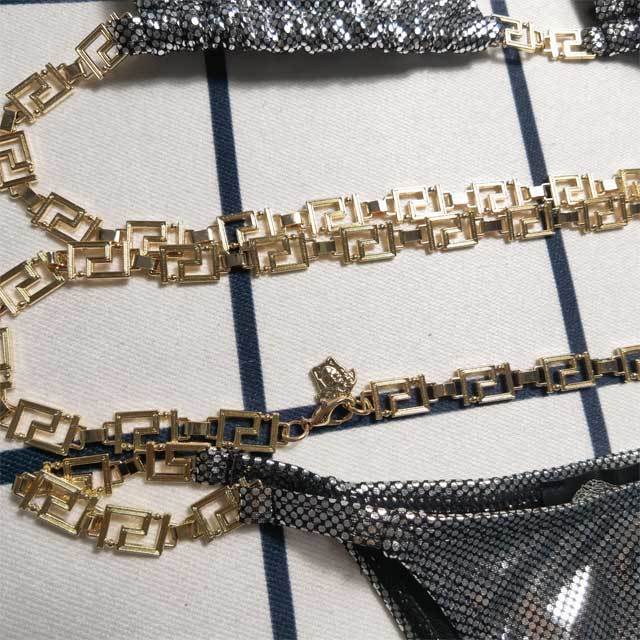 Metal Chain Sexy Bikini Set