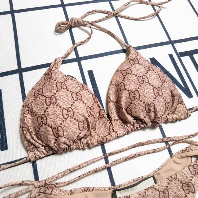 Fashion Print Strappy Bikini Set