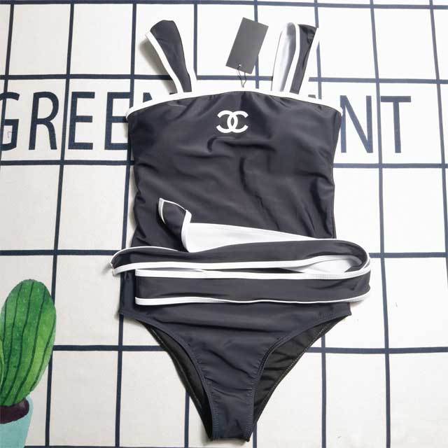 Printed Tied One Piece Swimsuit