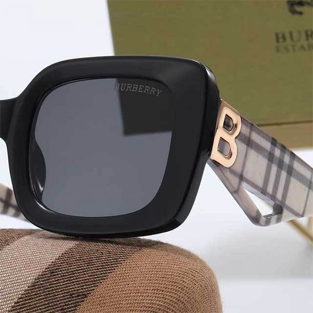 Vintage Style Plaid Fashion Sunglasses