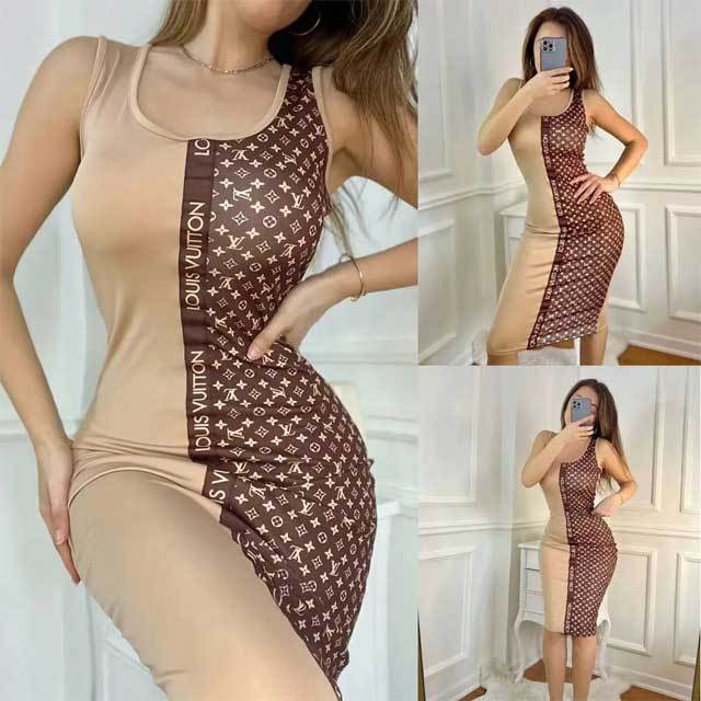 Color Block Printed Bodycon Dress
