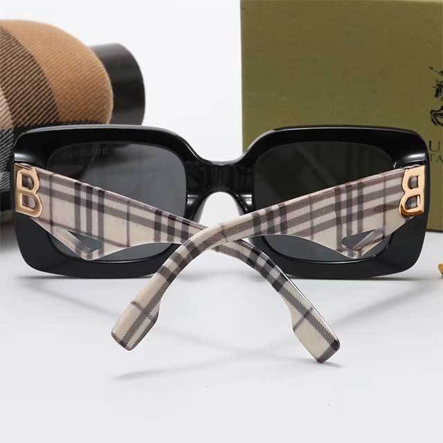 Vintage Style Plaid Fashion Sunglasses