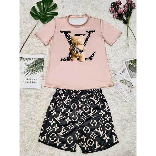 Printed Fashion Casual Two Piece Set